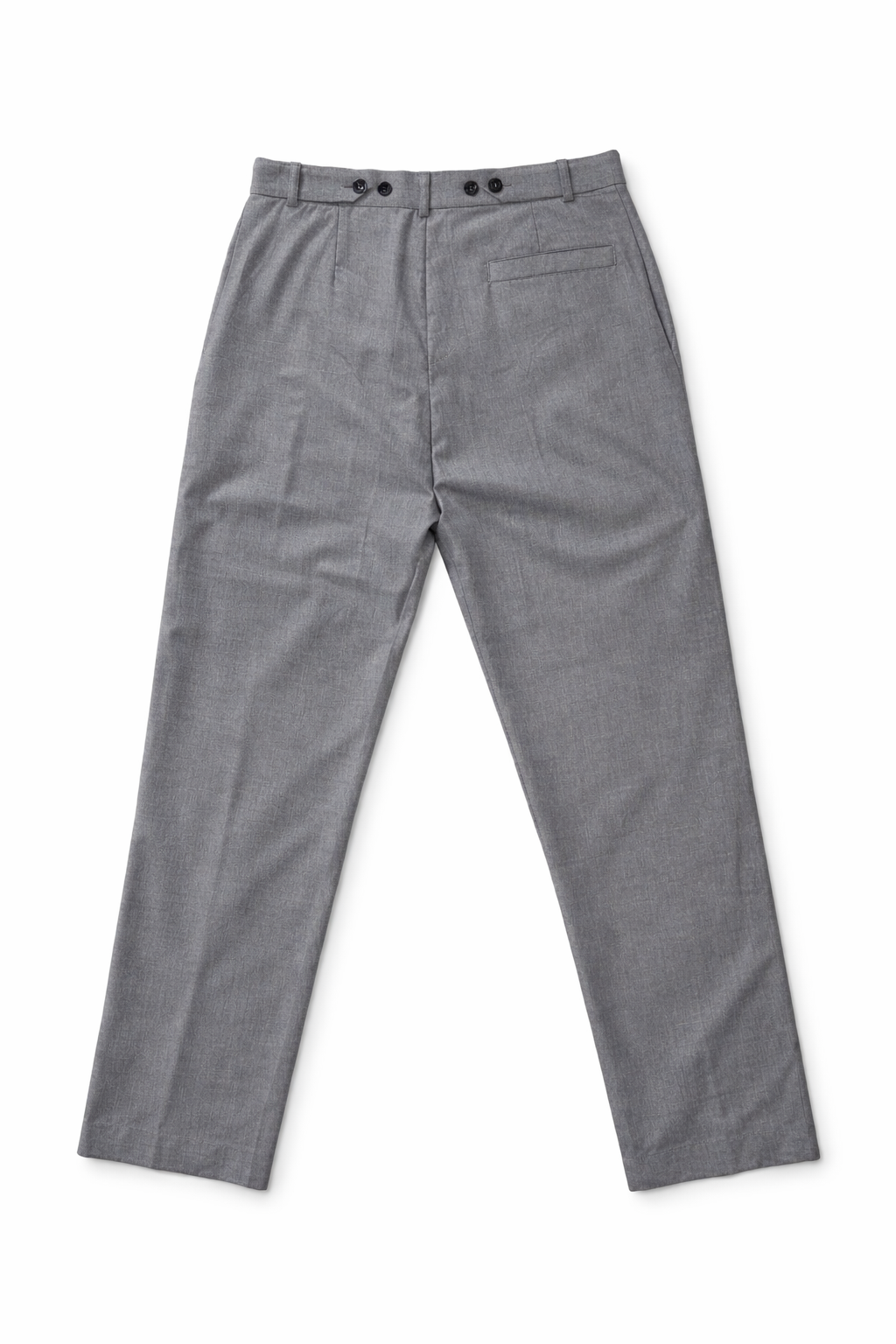 Gray Pleated Pants