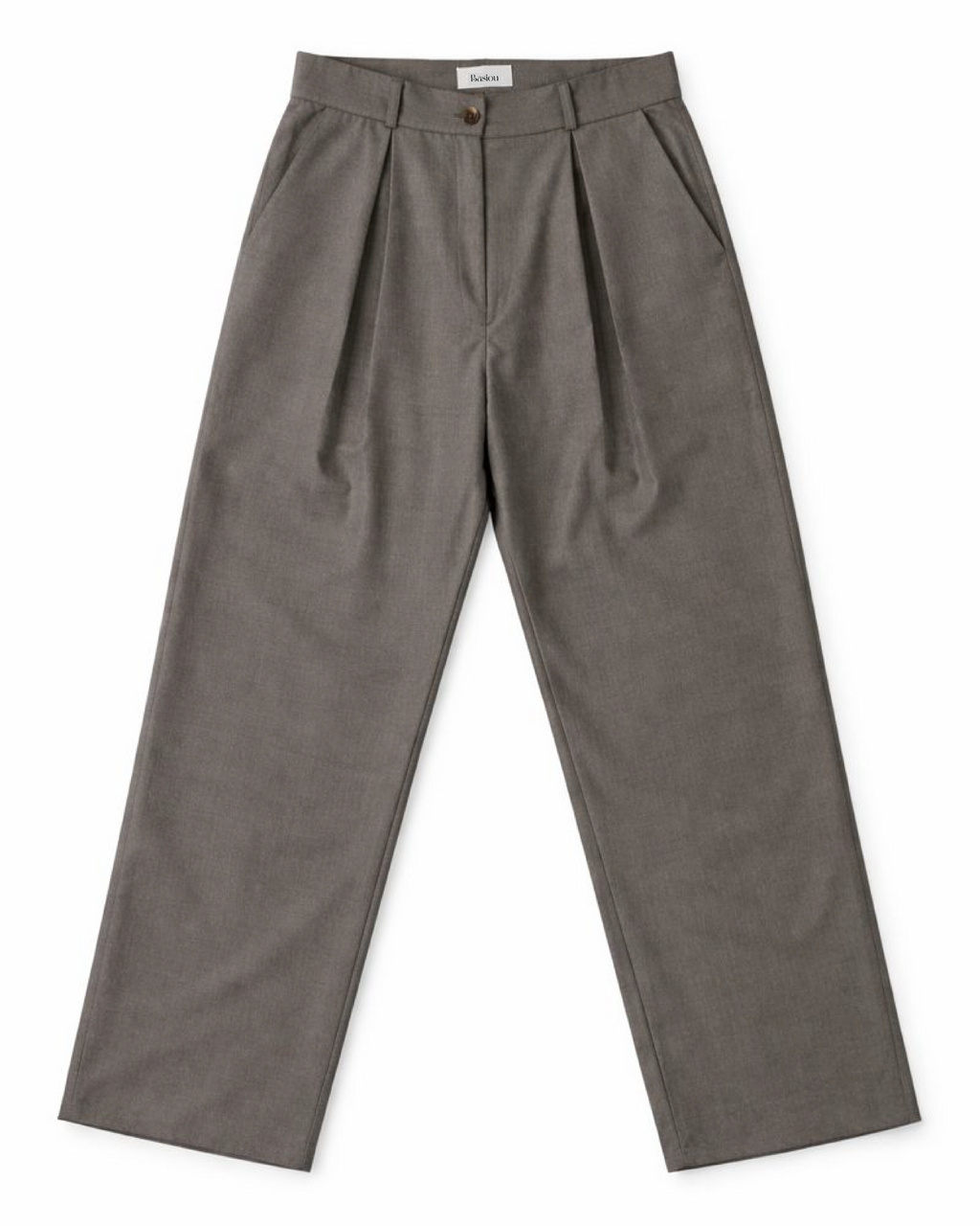 Taupe Pleated Pants