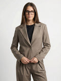 Taupe Boxy Blazer