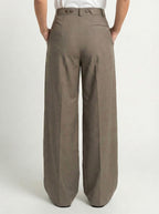 Taupe Pleated Pants