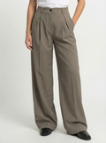 Taupe Pleated Pants
